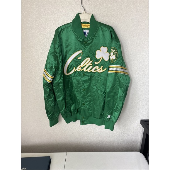STARTER Other - Retro Starter Boston Celtics Satin Jacket Mens size L new‎ without tags